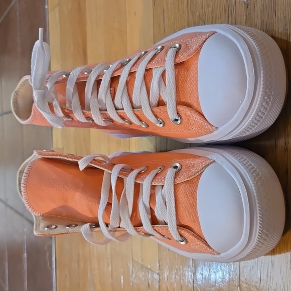 Converse CTAS Move Hi Womens Size 9 Platform Hi Lawn Flamingo NWOB A03544C - Picture 3 of 7